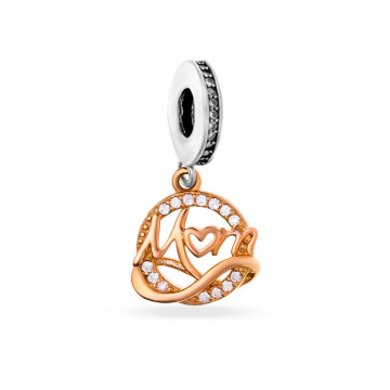 Charm din Argint 925 MOM Roze 2.63gr