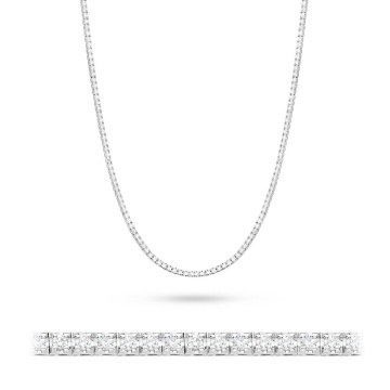 Colier Aur 14K cu Diamante Naturale 3.38 ct