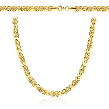 Colier din Aur 14k Impletit, 45 cm