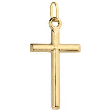 Cruce Simplă din Aur 14K