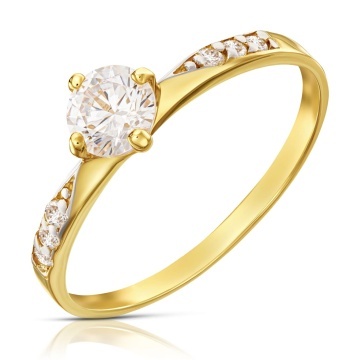 Inel Aur 8K cu Zirconiu Only One 3.1545