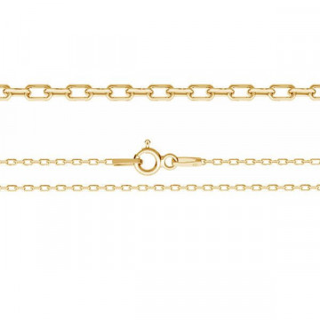 Lantisor din Argint 925 Placat cu Aur 45cm