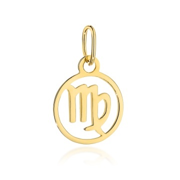 Pandantiv Aur 14K Zodia Fecioară - Eleganță și Semnificație