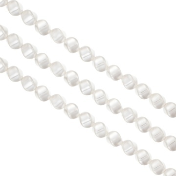 Sirag Perle Mallorca twist 7mm - alb perlat