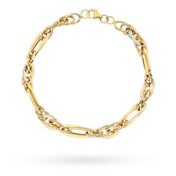 Brățară Aur 14K Grande Cu Zirconii - Eleganță Durabilă