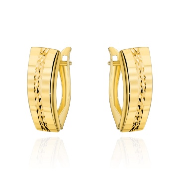 Cercei Aur 14k cu Model Ajurat