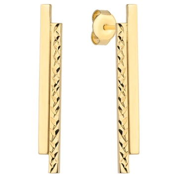 Cercei Aur 14k cu Placute