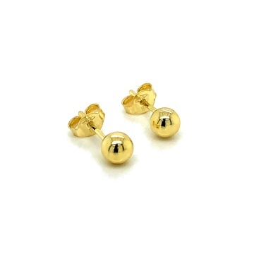 Cercei Mici Rotunzi Aur 14K