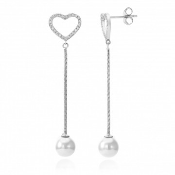 Cercei Passionate Pearls din argint 925 2.83g