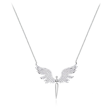 Colier Wings of Hope din argint 925 cu cristale