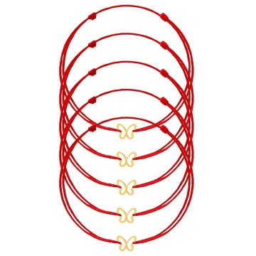Engros Lot 5 brățări Fluturas Clasic Collection din Aur 14K