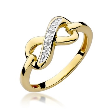 Inel Aur 14K cu Diamante Naturale 0.04 ct