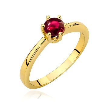 Inel Aur 9K cu Rubin 0.60 ct