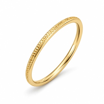 Inel Minimal Zigzag din AUR 14K