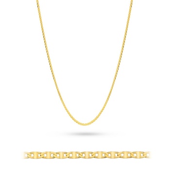Lant Aur 14k, 45 cm