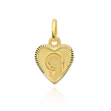 Medalion Aur 14k cu Maica Sfanta