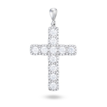 Pandantiv Cruciulita Angel Cubic din argint 925