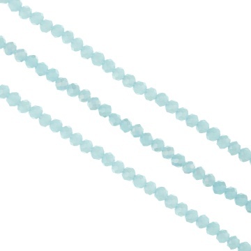 Sirag cristale rondele fatetate 4mm - Light Blue AB