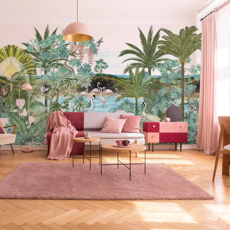 Modele de tapet inspirate din natură pentru un decor relaxant