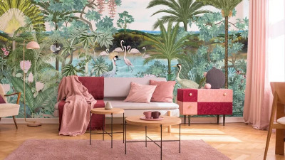 Modele de tapet inspirate din natură pentru un decor relaxant
