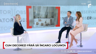 Idei și trenduri în tapet 2025 cu Oana VLAdiLA | Observator Antena 1