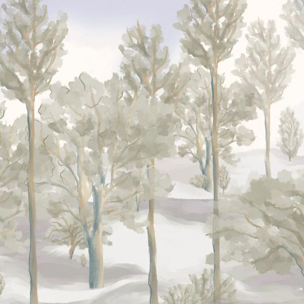 Foggy forest Тапет