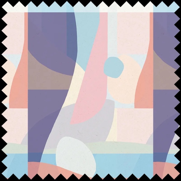 Le bonheur (lilas) Fabric - Img 3
