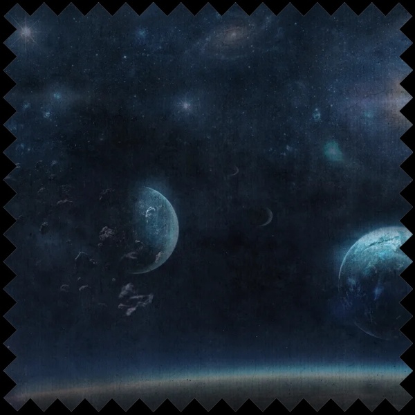 Material Textil Blue Universe - Img 3