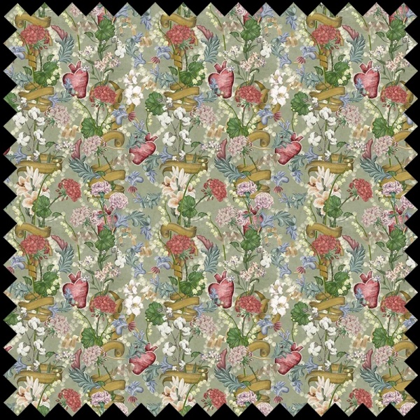 Material Textil Queen's Heart (Pistachio) - Img 2