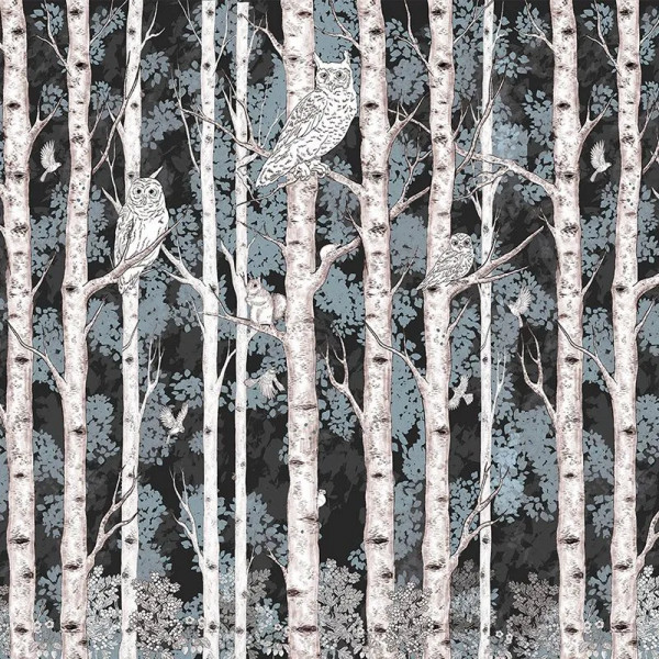 Papier peint Animaux Enfant Sarah's Guardians-Night Time In Blue – VLAdiLA - Img 2