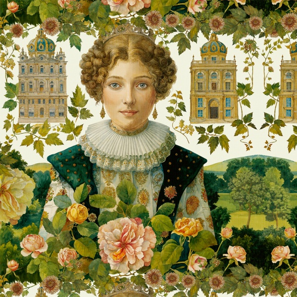 Papier peint Bois Floral Lady Mary Crawley – VLAdiLA - Img 3
