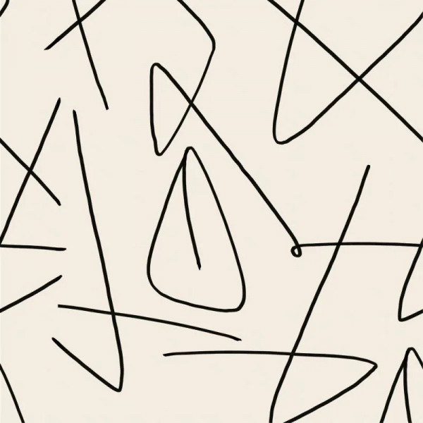 Papier peint Classique Noble Doodle (italics) – VLAdiLA - Img 2