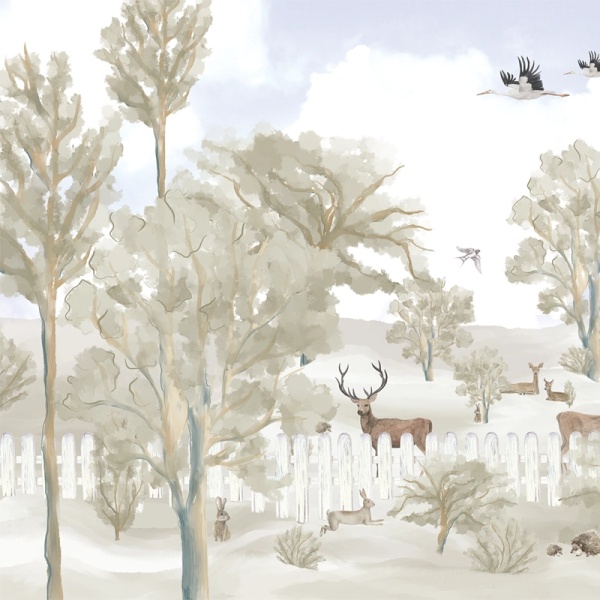 Papier peint Forêt Nature Fawn forest – VLAdiLA - Img 2