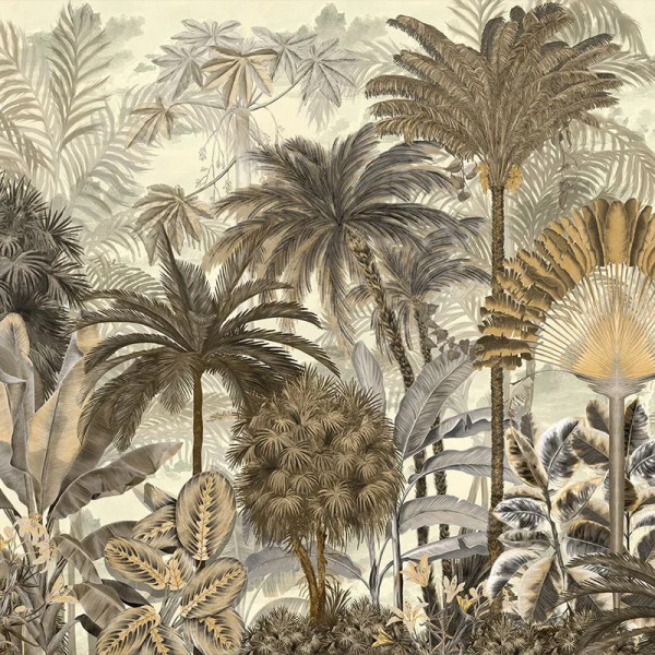 Papier peint Jungle Nature Gardenaria (sepia) – VLAdiLA - Img 2