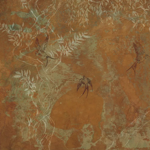 Papier peint Nature Luxe Coppery Aura – VLAdiLA - Img 2
