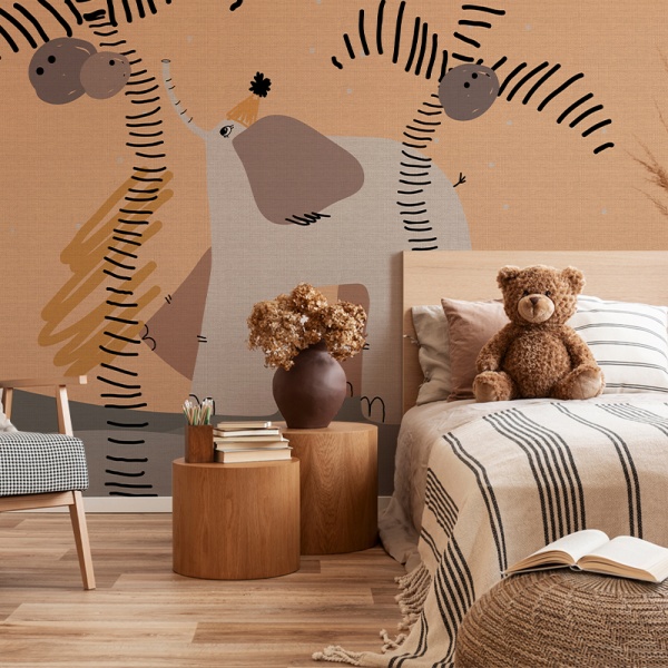 Papier peint Nature The Clown Elephant – VLAdiLA - Img 2