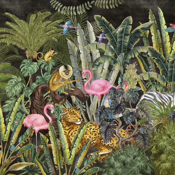 Papier peint Tropical Nature Jungleful (dark) – VLAdiLA - Img 2
