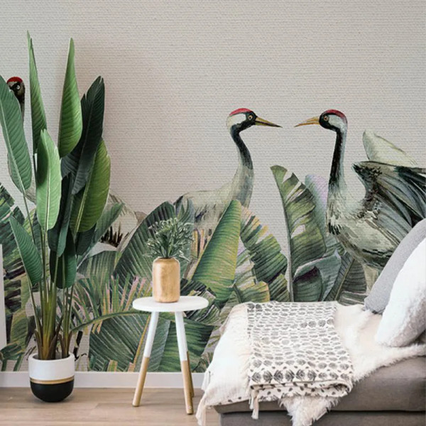 Papier peint Tropical Nature Winged Leaves – VLAdiLA - Img 3