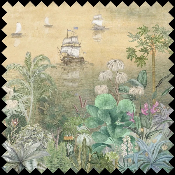Paradise Shore (sunset) Fabric - Img 3