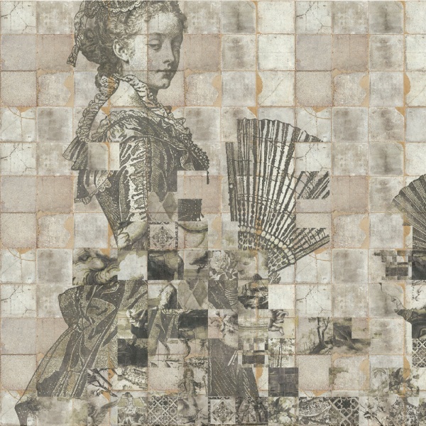 Shattered Dames cream Wallpaper - Img 3