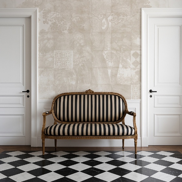 Tapet Azure Grove cream - Img 2