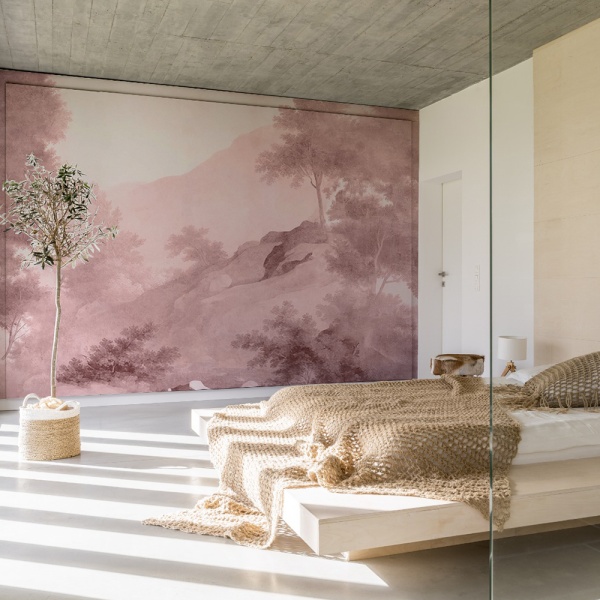 Tapet Celestial Breath rose - Img 2