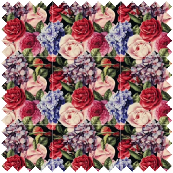 Colorful Flowers Текстилен материал