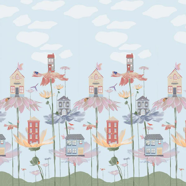 Flower houses Тапет - Img 2
