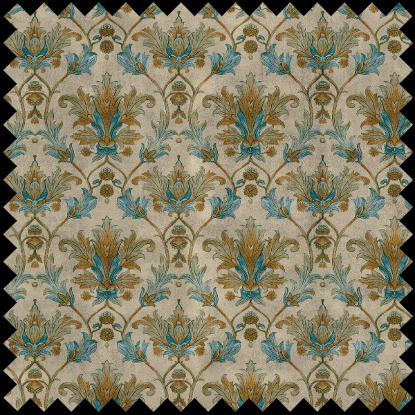Material Textil Empire bloom fawn - Img 2