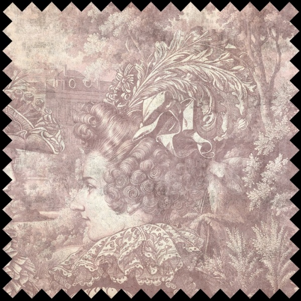 Material Textil Queen’s Whisper rose - Img 2