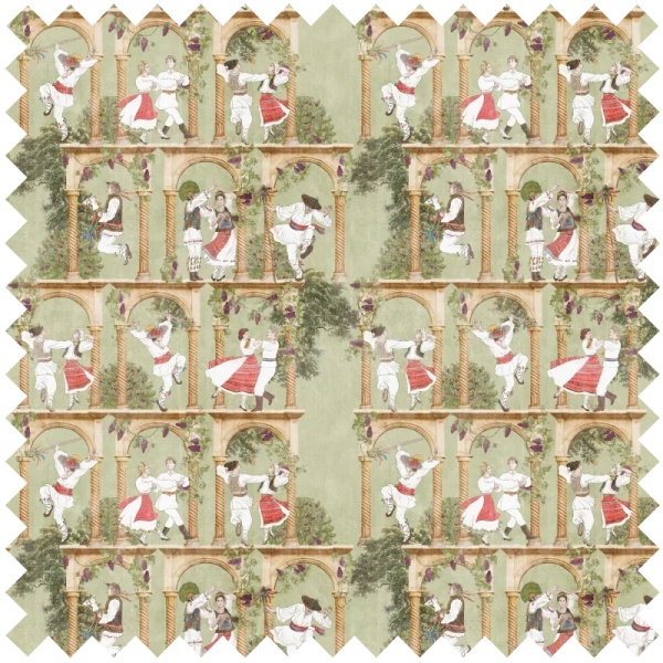 Material Textil Roata de la Runc in iarba