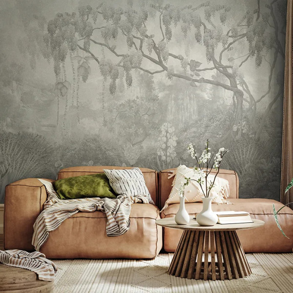 Papier peint Floral Jungle Glycine Faded – VLAdiLA - Img 3