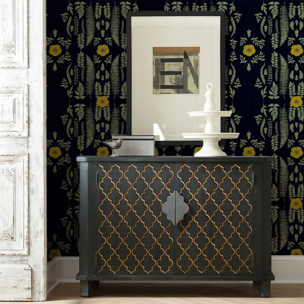 Papier peint Floral Noble Black Tea Relaxation – VLAdiLA - Img 3