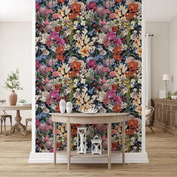 Papier peint Floral Noble Primavera Flowers (Dark) – VLAdiLA - Img 3